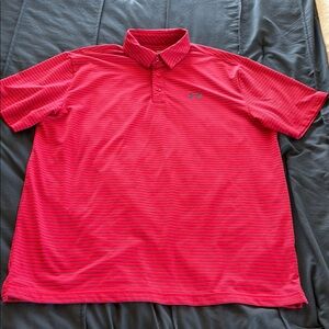 Under Armour Men's Red Polo Shirt